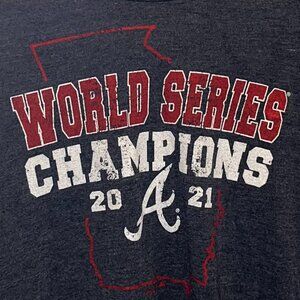 2021 ATL BRAVES World Series Champions T-Shirt | Medium
